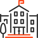 Часы с символикой гроода, района